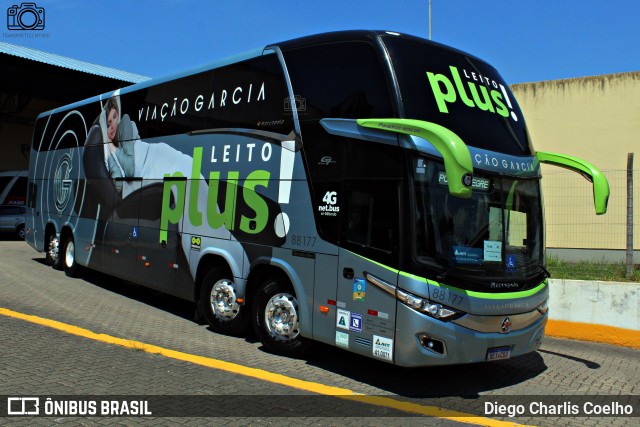 Viação Garcia 88177 na cidade de Novo Hamburgo, Rio Grande do Sul, Brasil, por Diego Charlis Coelho. Número da foto: #10807020.