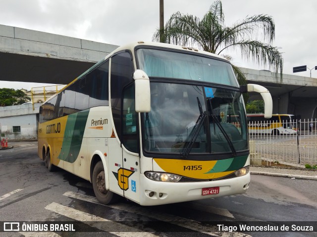 Empresa Gontijo de Transportes 14155 na cidade de Belo Horizonte, Minas Gerais, Brasil, por Tiago Wenceslau de Souza. ID da foto: 10806263.