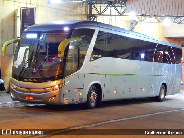 Viação Garcia 8165 na cidade de Sorocaba, São Paulo, Brasil, por Guilherme Arruda. Número da foto: #10807934.