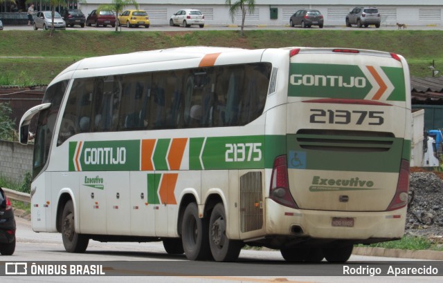 Empresa Gontijo de Transportes 21375 na cidade de Conselheiro Lafaiete, Minas Gerais, Brasil, por Rodrigo  Aparecido. ID da foto: 10808527.