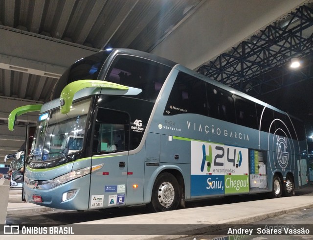 Viação Garcia 8434 na cidade de Santos, São Paulo, Brasil, por Andrey  Soares Vassão. ID da foto: 10807800.