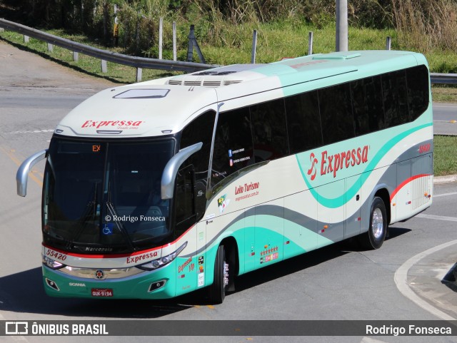 Expressa Turismo 55420 na cidade de Aparecida, São Paulo, Brasil, por Rodrigo Fonseca. ID da foto: 10809042.