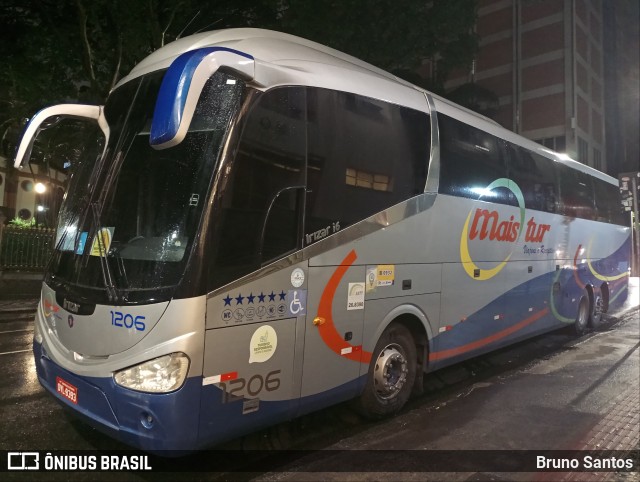 Mais Tur Turismo 1206 na cidade de Belo Horizonte, Minas Gerais, Brasil, por Bruno Santos. ID da foto: 10806594.