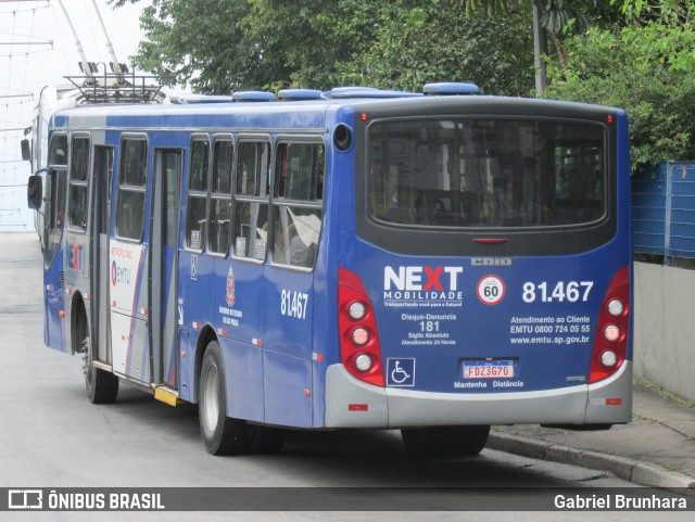 Next Mobilidade - ABC Sistema de Transporte 81.467 na cidade de Santo André, São Paulo, Brasil, por Gabriel Brunhara. ID da foto: 10807750.