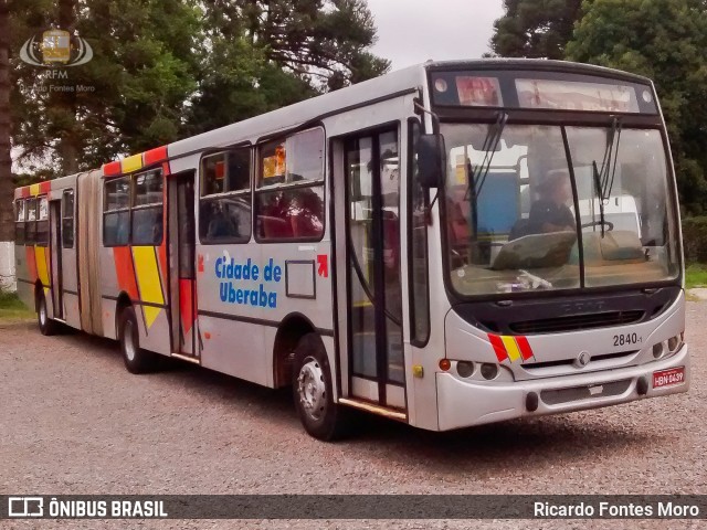 Viação Transmil 2840-1 na cidade de Curitiba, Paraná, Brasil, por Ricardo Fontes Moro. Número da foto: #10809006.