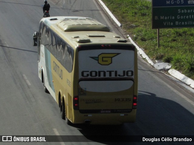 Empresa Gontijo de Transportes 14335 na cidade de Belo Horizonte, Minas Gerais, Brasil, por Douglas Célio Brandao. ID da foto: 10807450.