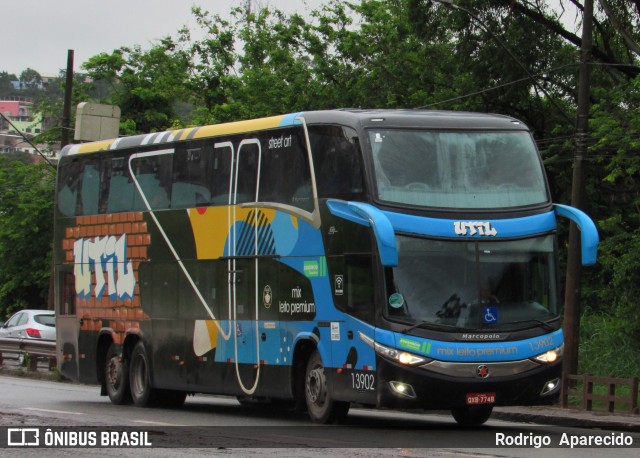 UTIL - União Transporte Interestadual de Luxo 13902 na cidade de Conselheiro Lafaiete, Minas Gerais, Brasil, por Rodrigo  Aparecido. ID da foto: 10808663.