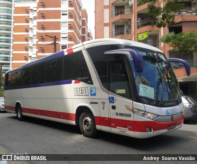 Breda Transportes e Serviços 1408 na cidade de Santos, São Paulo, Brasil, por Andrey  Soares Vassão. Número da foto: #10807719.