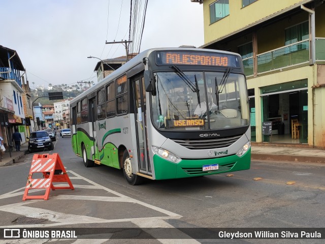 Turin Transportes 1377 na cidade de Congonhas, Minas Gerais, Brasil, por Gleydson Willian Silva Paula. Número da foto: #10807048.