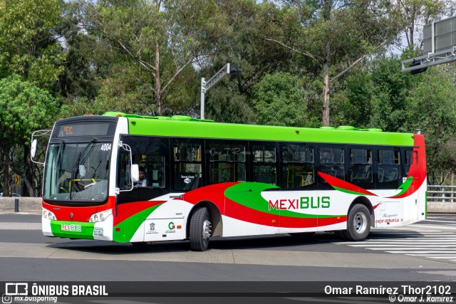 Mexibus 4004 na cidade de Gustavo A. Madero, Ciudad de México, México, por Omar Ramírez Thor2102. Número da foto: #10806250.