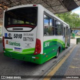 Viação Piracicabana Santos 5010 na cidade de Santos, São Paulo, Brasil, por Lohan Mariano. Número da foto: #10808136.