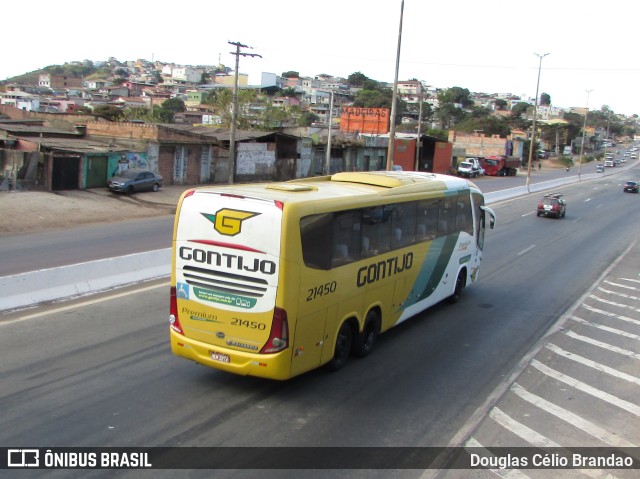 Empresa Gontijo de Transportes 21450 na cidade de Belo Horizonte, Minas Gerais, Brasil, por Douglas Célio Brandao. Número da foto: #10810657.