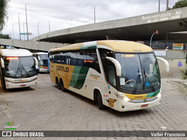 Empresa Gontijo de Transportes 21405 na cidade de Belo Horizonte, Minas Gerais, Brasil, por Valter Francisco. ID da foto: 10811250.