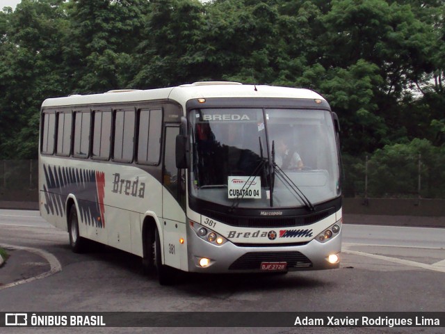 Breda Transportes e Serviços 381 na cidade de Cubatão, São Paulo, Brasil, por Adam Xavier Rodrigues Lima. Número da foto: #10811828.