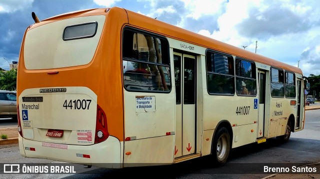 Auto Viação Marechal Brasília 441007 na cidade de Taguatinga, Distrito Federal, Brasil, por Brenno Santos. Número da foto: #10809606.
