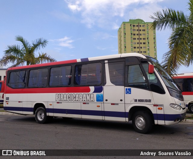 Viação Piracicabana 689 na cidade de Praia Grande, São Paulo, Brasil, por Andrey  Soares Vassão. ID da foto: 10810580.