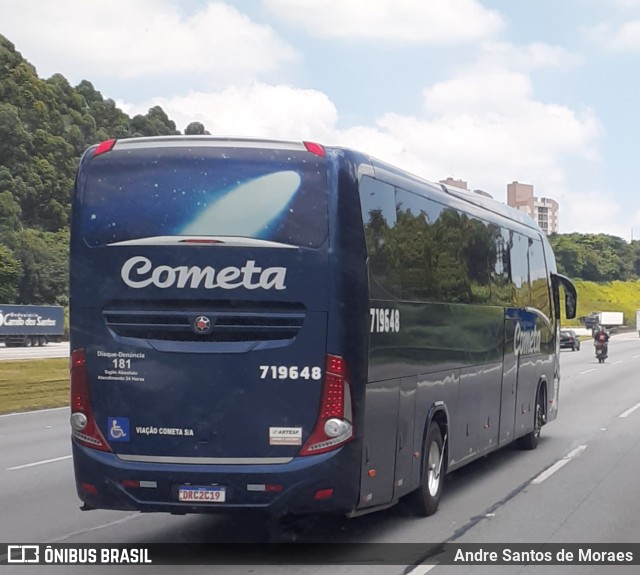 Viação Cometa 719648 na cidade de São Paulo, São Paulo, Brasil, por Andre Santos de Moraes. Número da foto: #10813139.