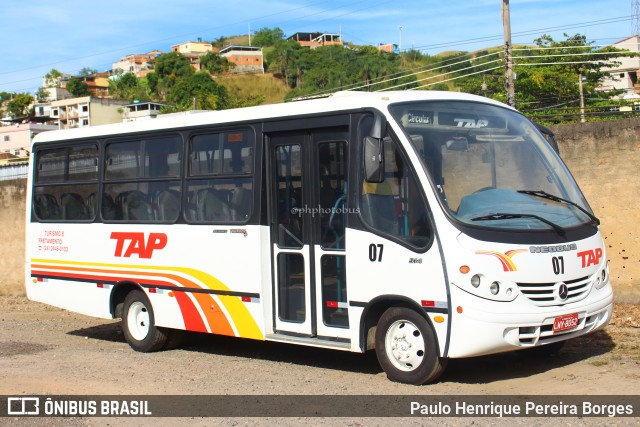 TAP Turismo e Fretamento 07 na cidade de Barra do Piraí, Rio de Janeiro, Brasil, por Paulo Henrique Pereira Borges. Número da foto: #10815706.