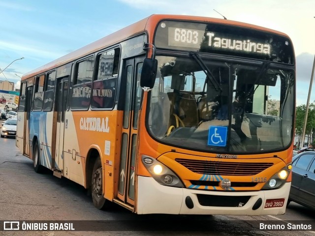 Advance Catedral Transportes 14116 na cidade de Taguatinga, Distrito Federal, Brasil, por Brenno Santos. Número da foto: #10813556.