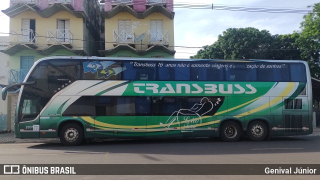 Transbuss 2031 na cidade de Corumbá, Mato Grosso do Sul, Brasil, por Genival Júnior. ID da foto: 10815040.