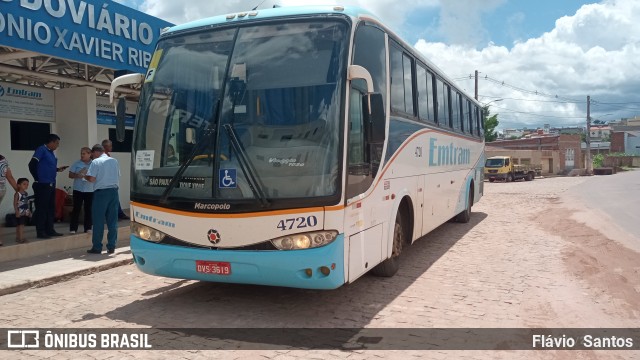 Emtram 4720 na cidade de Barra da Estiva, Bahia, Brasil, por Flávio  Santos. Número da foto: #10814016.