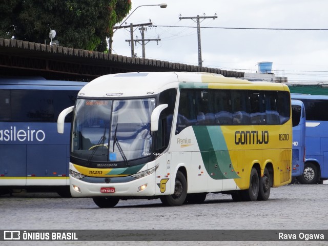 Empresa Gontijo de Transportes 18210 na cidade de Vitória da Conquista, Bahia, Brasil, por Rava Ogawa. ID da foto: 10815297.