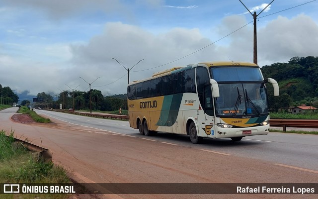 Empresa Gontijo de Transportes 14885 na cidade de Itatiaiuçu, Minas Gerais, Brasil, por Rafael Ferreira Lopes. ID da foto: 10813330.