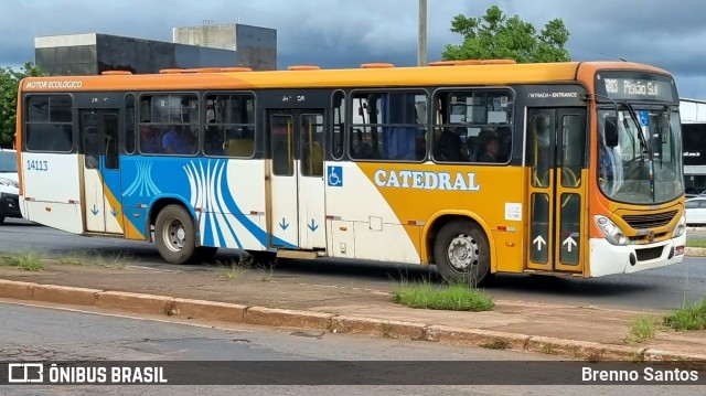 Advance Catedral Transportes 14113 na cidade de Taguatinga, Distrito Federal, Brasil, por Brenno Santos. ID da foto: 10813547.