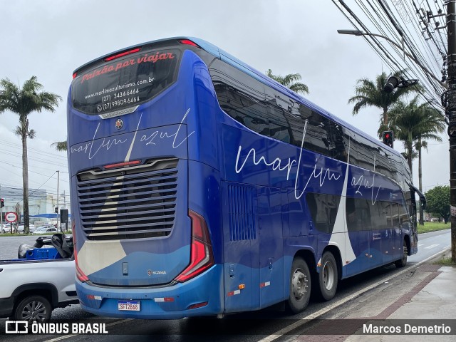 Marlim Azul Turismo 2168 na cidade de Serra, Espírito Santo, Brasil, por Marcos Demetrio. Número da foto: #10812972.