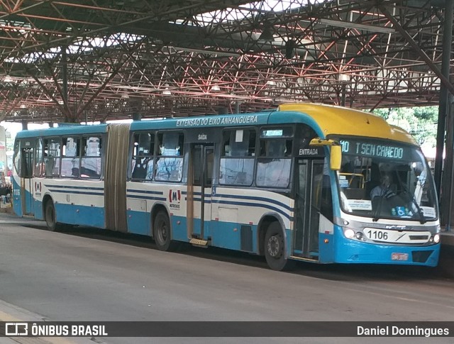 Metrobus 1106 na cidade de Goiânia, Goiás, Brasil, por Daniel Domingues. ID da foto: 10813352.