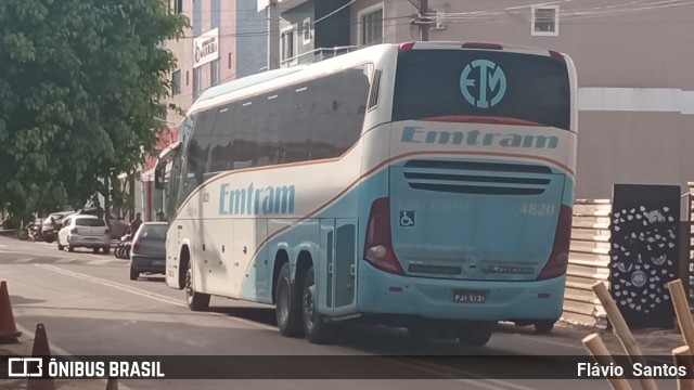 Emtram 4820 na cidade de Barra da Estiva, Bahia, Brasil, por Flávio  Santos. Número da foto: #10818163.