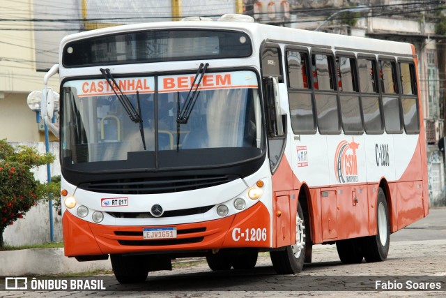 CSM Transporte e Turismo RT 017 na cidade de Belém, Pará, Brasil, por Fabio Soares. ID da foto: 10816870.