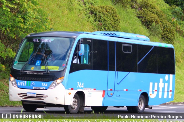 UTIL - União Transporte Interestadual de Luxo 764 na cidade de Piraí, Rio de Janeiro, Brasil, por Paulo Henrique Pereira Borges. ID da foto: 10817025.