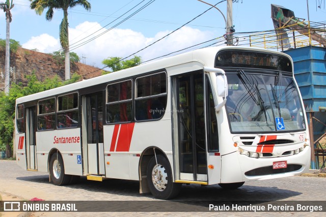 Viação Santanense 75 na cidade de Cataguases, Minas Gerais, Brasil, por Paulo Henrique Pereira Borges. Número da foto: #10816865.