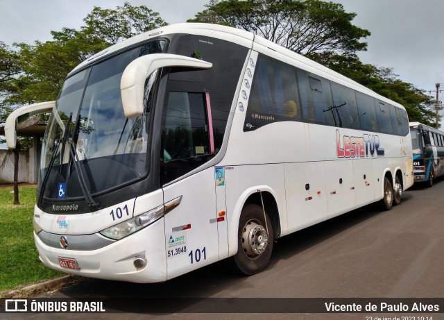 Leste Tur Viagens e Turismo 101 na cidade de Batatais, São Paulo, Brasil, por Vicente de Paulo Alves. ID da foto: 10816904.