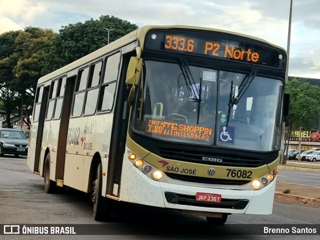 Expresso São José 76082 na cidade de Taguatinga, Distrito Federal, Brasil, por Brenno Santos. Número da foto: #10818056.