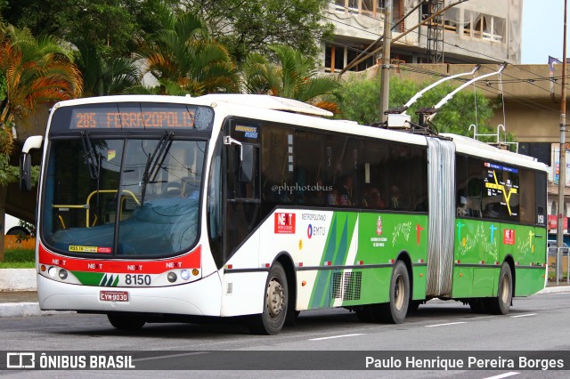 Next Mobilidade - ABC Sistema de Transporte 8150 na cidade de São Bernardo do Campo, São Paulo, Brasil, por Paulo Henrique Pereira Borges. ID da foto: 10816906.