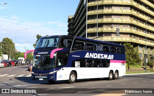 Autotransportes Andesmar 3073 na cidade de Ciudad Autónoma de Buenos Aires, Argentina, por Francisco Ivano. Número da foto: #10817479.