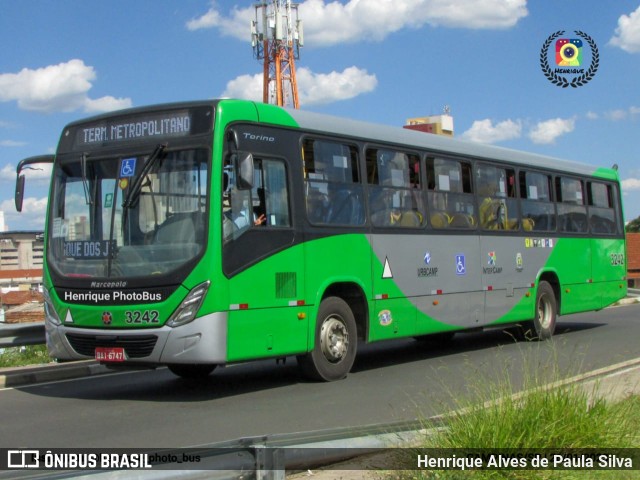 VB Transportes e Turismo 3242 na cidade de Campinas, São Paulo, Brasil, por Henrique Alves de Paula Silva. ID da foto: 10816490.