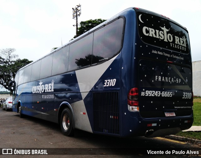 Cristo Rei Viagens 3310 na cidade de Batatais, São Paulo, Brasil, por Vicente de Paulo Alves. Número da foto: #10816831.