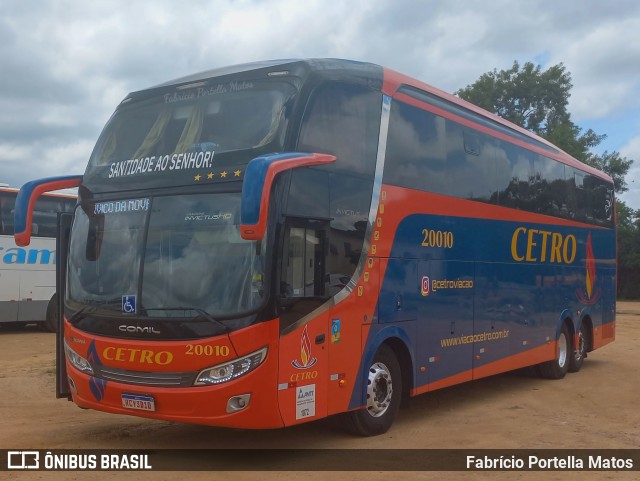 Viação Cetro 20010 na cidade de Vitória da Conquista, Bahia, Brasil, por Fabrício Portella Matos. Número da foto: #10816406.