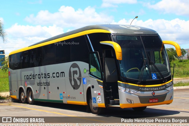 RodeRotas - Rotas de Viação do Triângulo 7613 na cidade de Caldas Novas, Goiás, Brasil, por Paulo Henrique Pereira Borges. Número da foto: #10816959.
