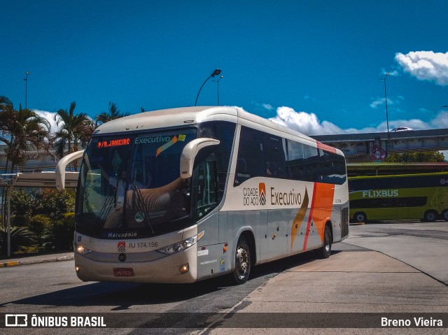 Viação Cidade do Aço RJ 174.156 na cidade de Rio de Janeiro, Rio de Janeiro, Brasil, por Breno Vieira. Número da foto: #10818423.