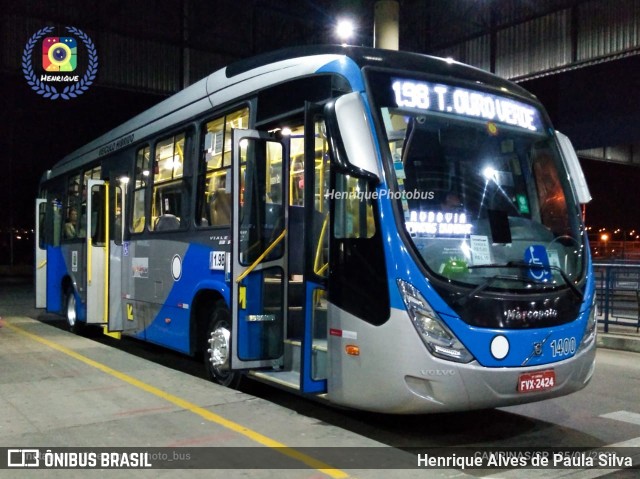 VB Transportes e Turismo 1400 na cidade de Campinas, São Paulo, Brasil, por Henrique Alves de Paula Silva. ID da foto: 10816491.