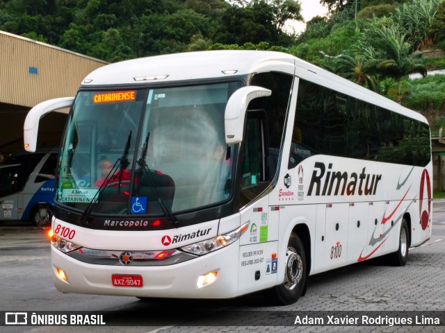 Rimatur Transportes 8100 na cidade de Santos, São Paulo, Brasil, por Adam Xavier Rodrigues Lima. ID da foto: 10820768.