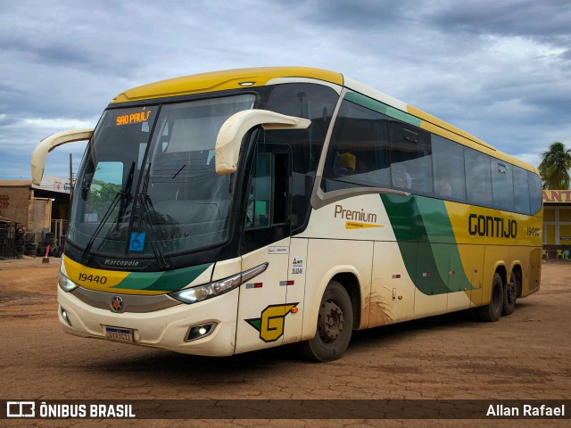 Empresa Gontijo de Transportes 19440 na cidade de Cáceres, Mato Grosso, Brasil, por Allan Rafael. ID da foto: 10819847.