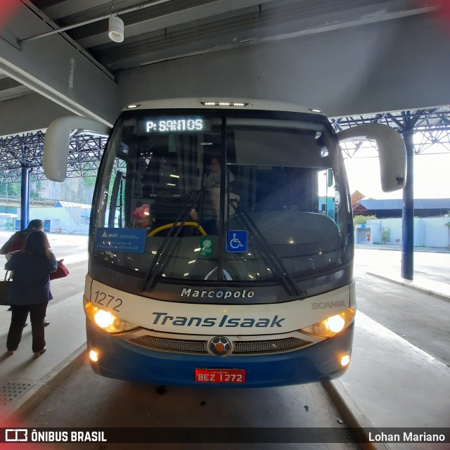 Trans Isaak Turismo 1272 na cidade de Santos, São Paulo, Brasil, por Lohan Mariano. ID da foto: 10819467.