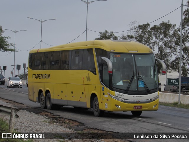 Viação Itapemirim 60789 na cidade de Caruaru, Pernambuco, Brasil, por Lenilson da Silva Pessoa. Número da foto: #10819677.