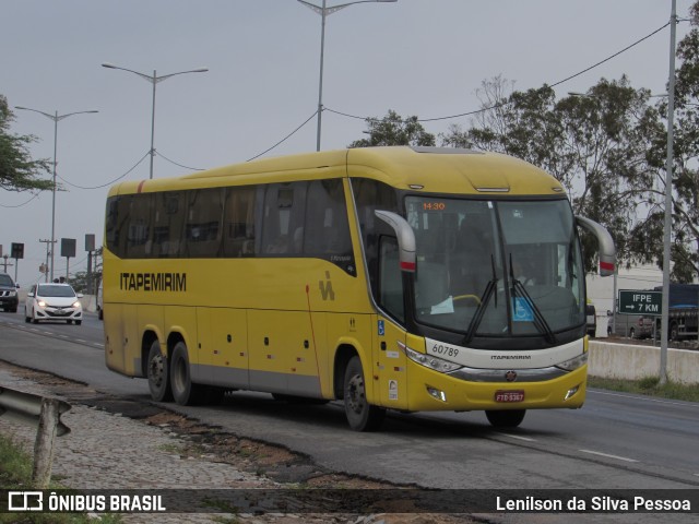 Viação Itapemirim 60789 na cidade de Caruaru, Pernambuco, Brasil, por Lenilson da Silva Pessoa. ID da foto: 10819677.