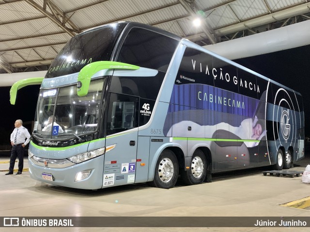 Viação Garcia 8675 na cidade de Marília, São Paulo, Brasil, por Júnior Juninho. Número da foto: #10821238.
